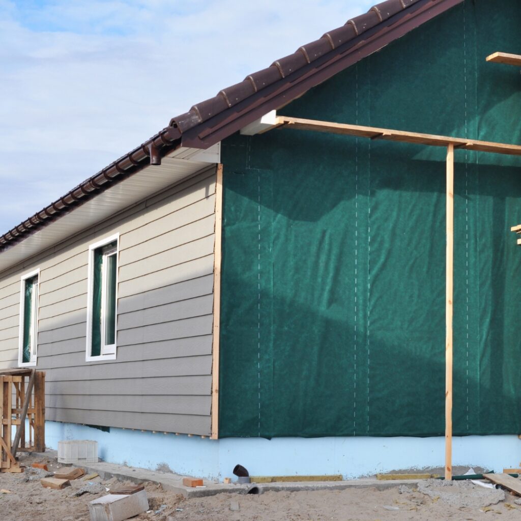 image of a siding installation