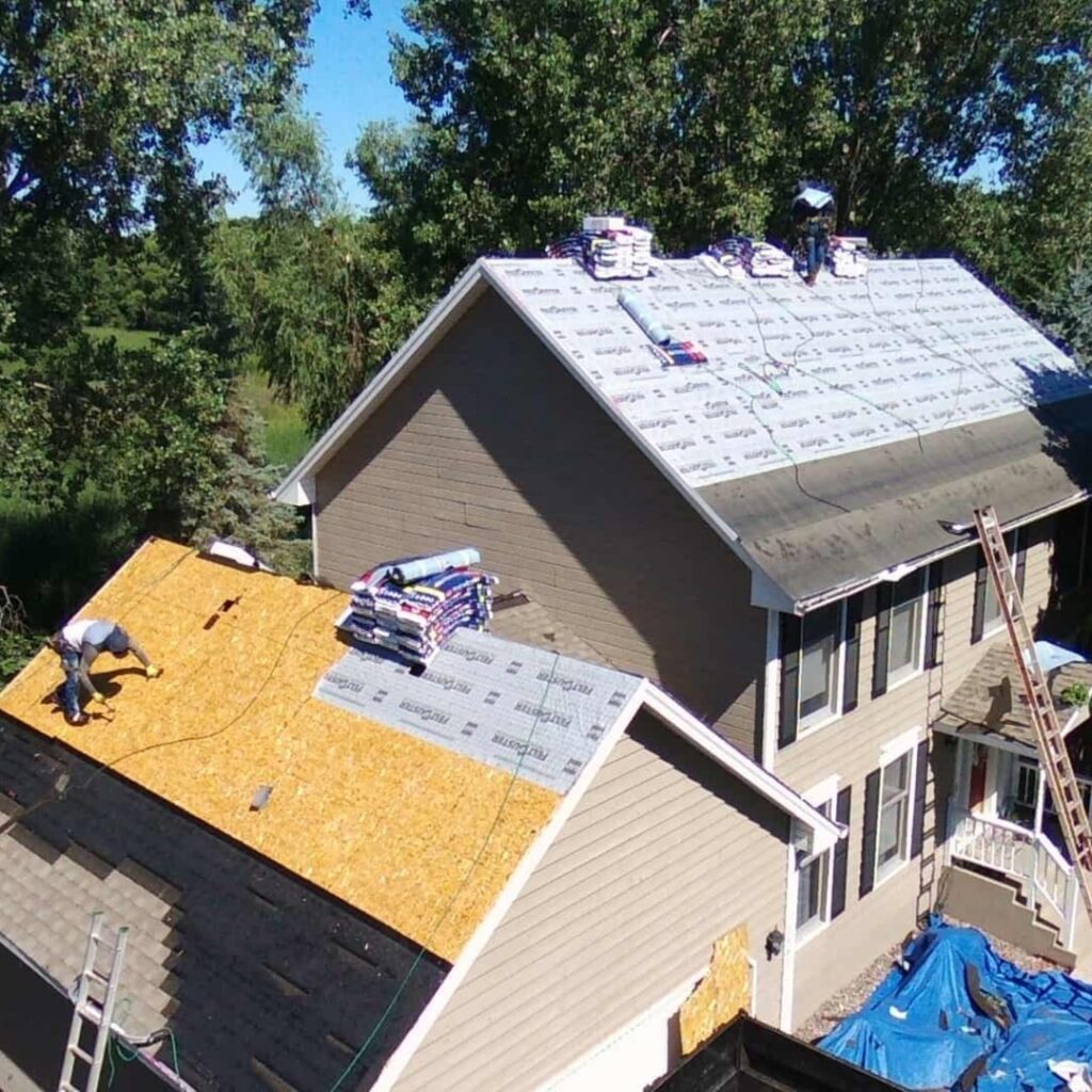 image of a roof restoration