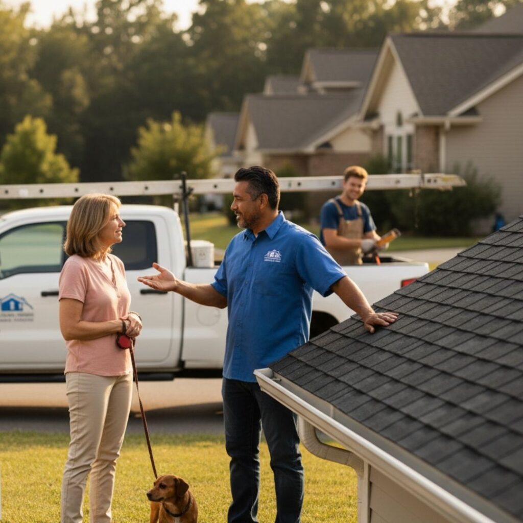 new roof installation