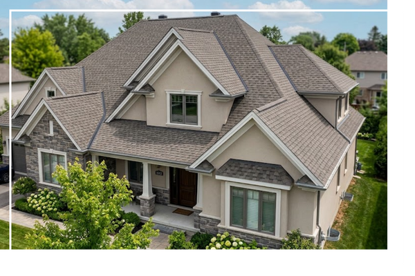home with new shingles